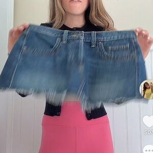 free people mini skirt